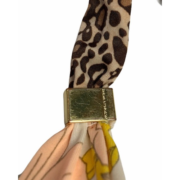 Victoria’s Secret Womens Bikini Swim Push-Up Padded Top Animal Print Floral 32C - Picture 5 of 8